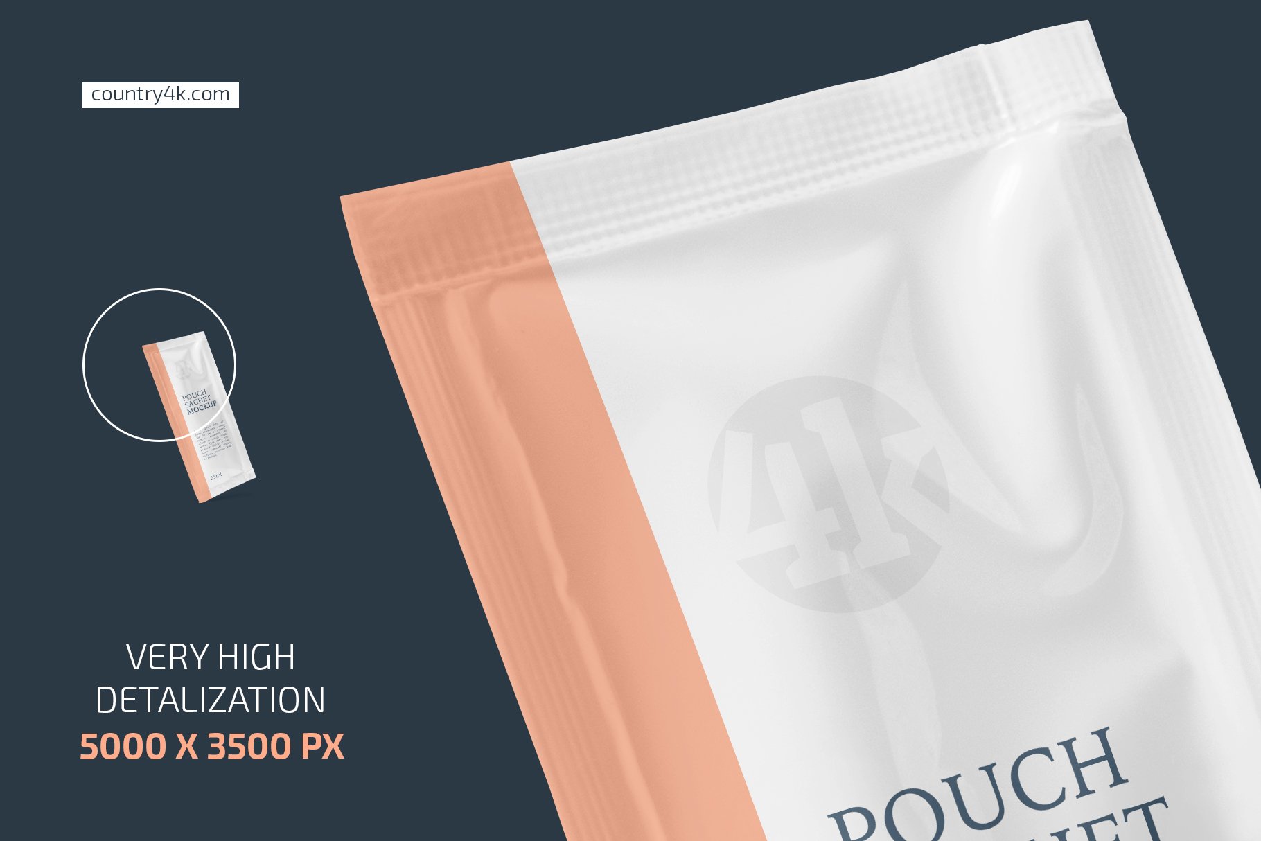 矩形香囊是塑料袋设计展示样机合集 Rectangular Pouch Sachet Mockup Set_img_2