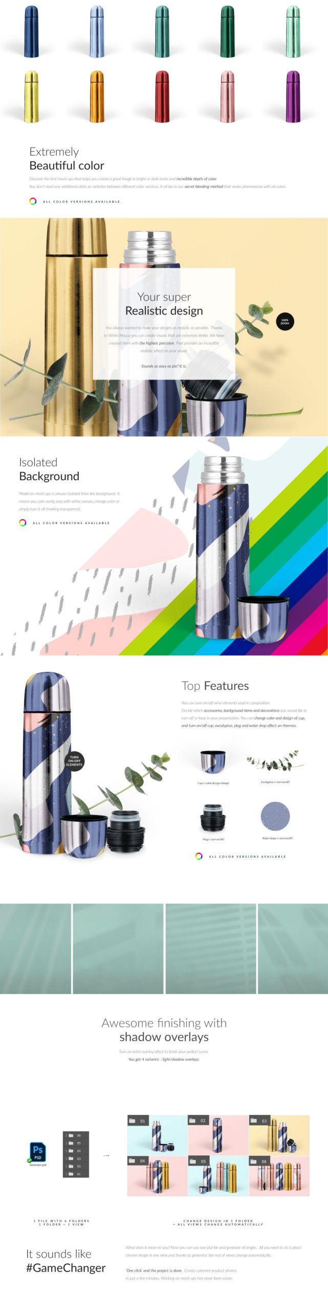 金属不锈钢保温壶设计展示贴图样机模板 Steel Thermos Mock-ups_img_2