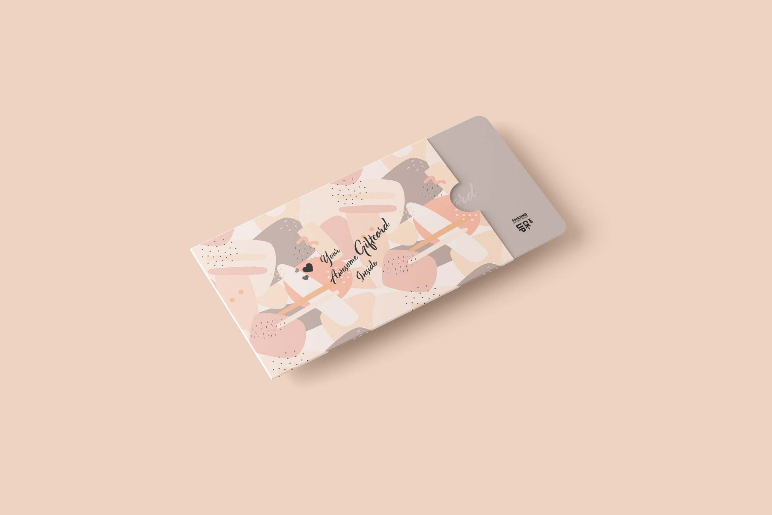 11款名片礼品卡设计展示贴图样机模板 Gift Card Mockup_img_2