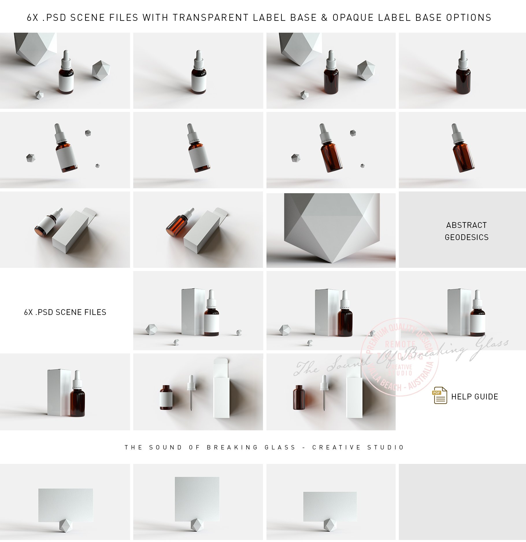 6款药物化妆品滴管瓶包装盒设计展示贴图样机 Dropper Bottle & Box Mockup Vol.2_img_2