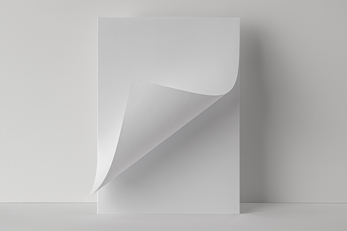 折叠海报传单设计展示贴图PSD样机模板 Folded Letter Psd Paper Mockup_img_2