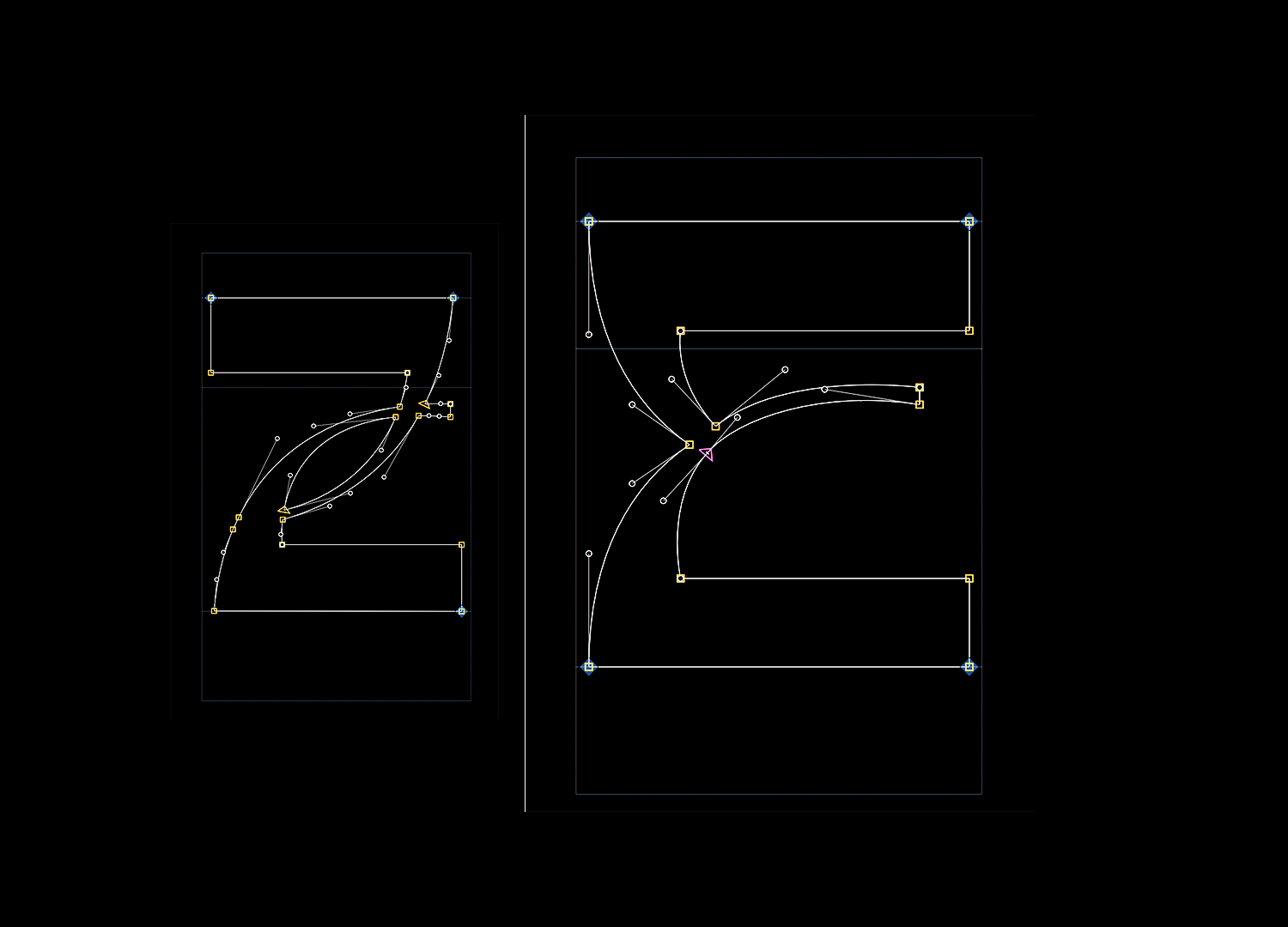 时尚潮流弯曲杂志海报标题徽标Logo文字设计无衬线英文字体 Basylisk Typeface_img_2