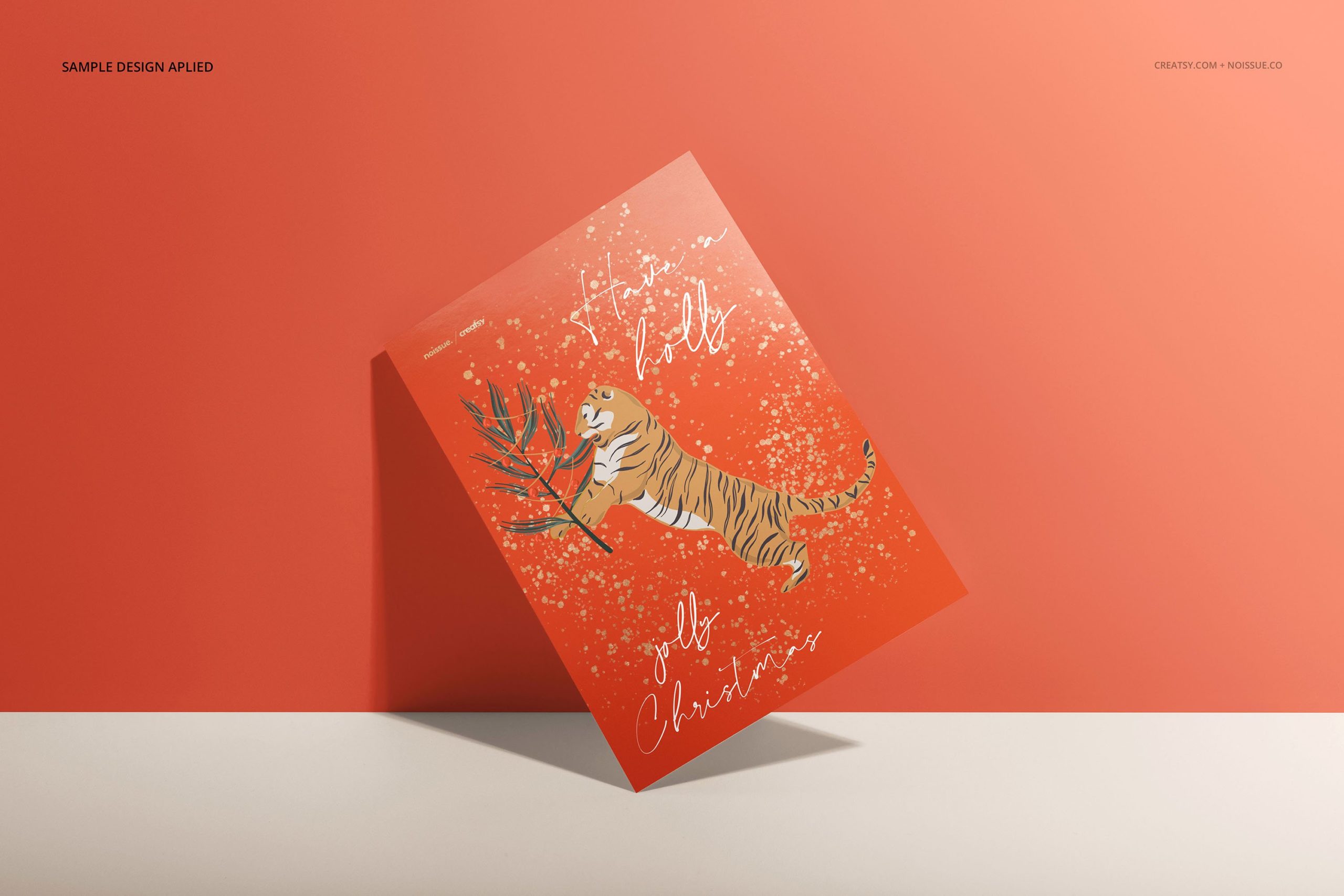 22款时尚精美新年贺卡邀请函明信片设计PS贴图样机模板合集 Noissue Cards Mockup Set_img_2