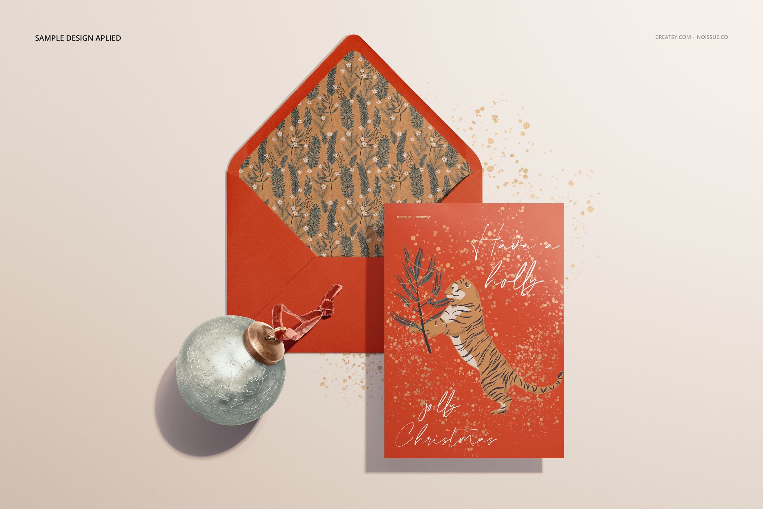 22款时尚精美新年贺卡邀请函明信片设计PS贴图样机模板合集 Noissue Cards Mockup Set_img_2