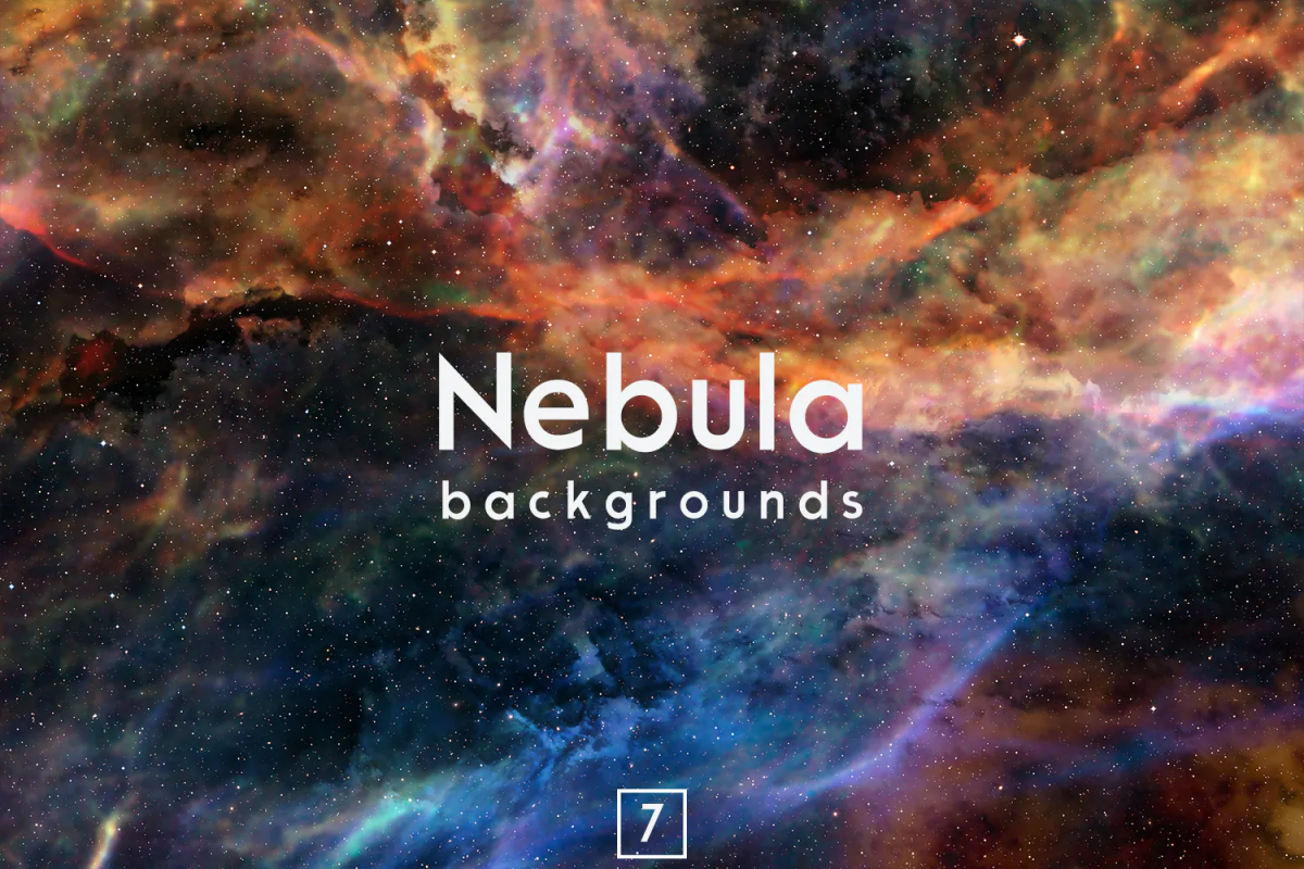 6款高清宇宙太空星云背景图片设计素材 Nebula Backgrounds Vol.7_img_2