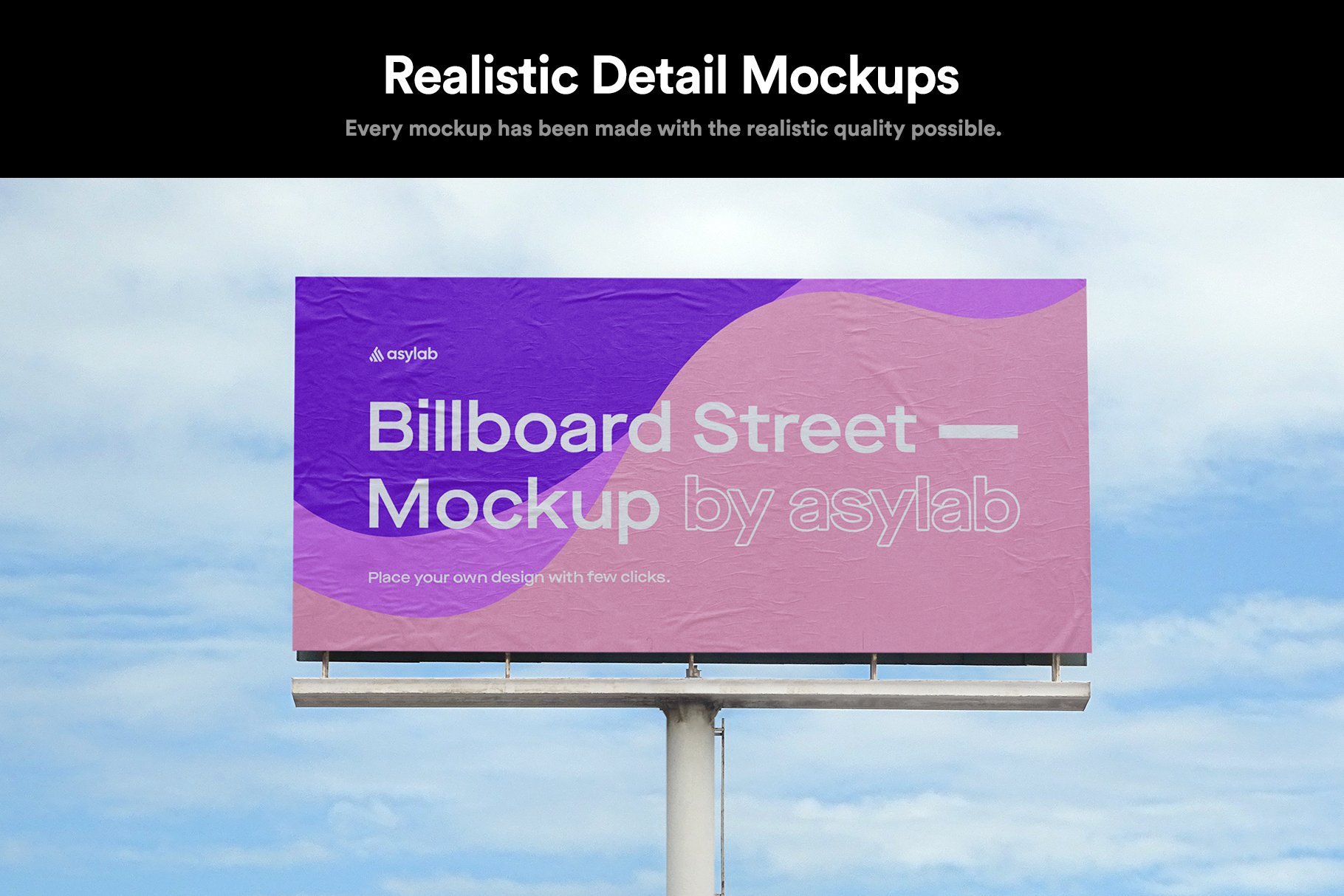 16款户外高速广告牌路牌设计展示贴图PSD模板素材 16 Billboard Street Mockups - PSD_img_2