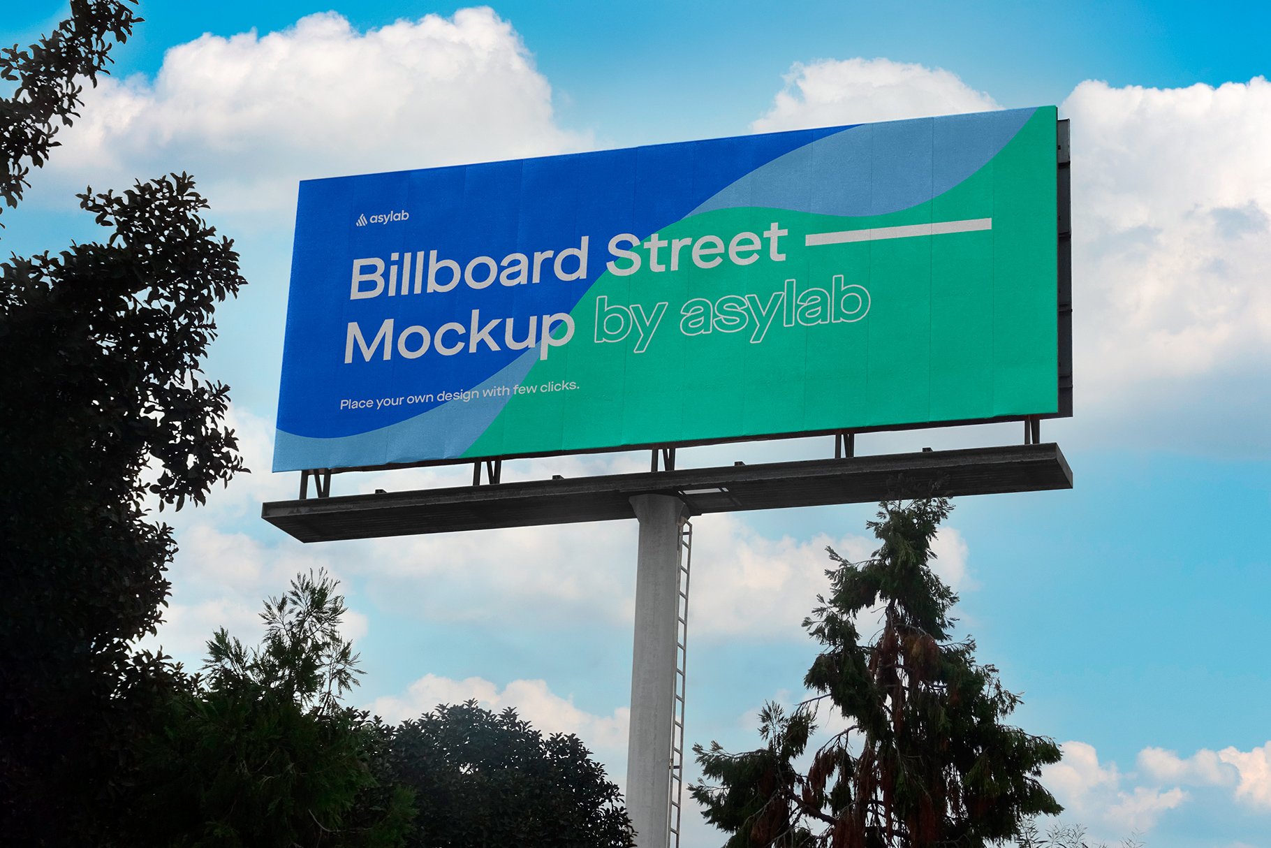 16款户外高速广告牌路牌设计展示贴图PSD模板素材 16 Billboard Street Mockups - PSD_img_2