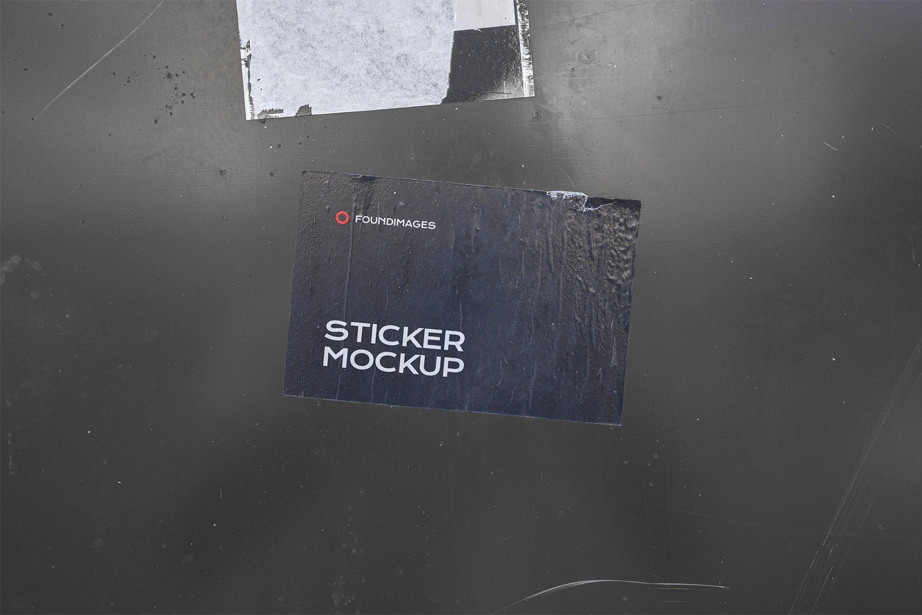 47款复古做旧褶皱撕纸效果不干胶标签贴纸PSD样机模板素材 47 Sticker Mockup Bundle Vol 2_img_2