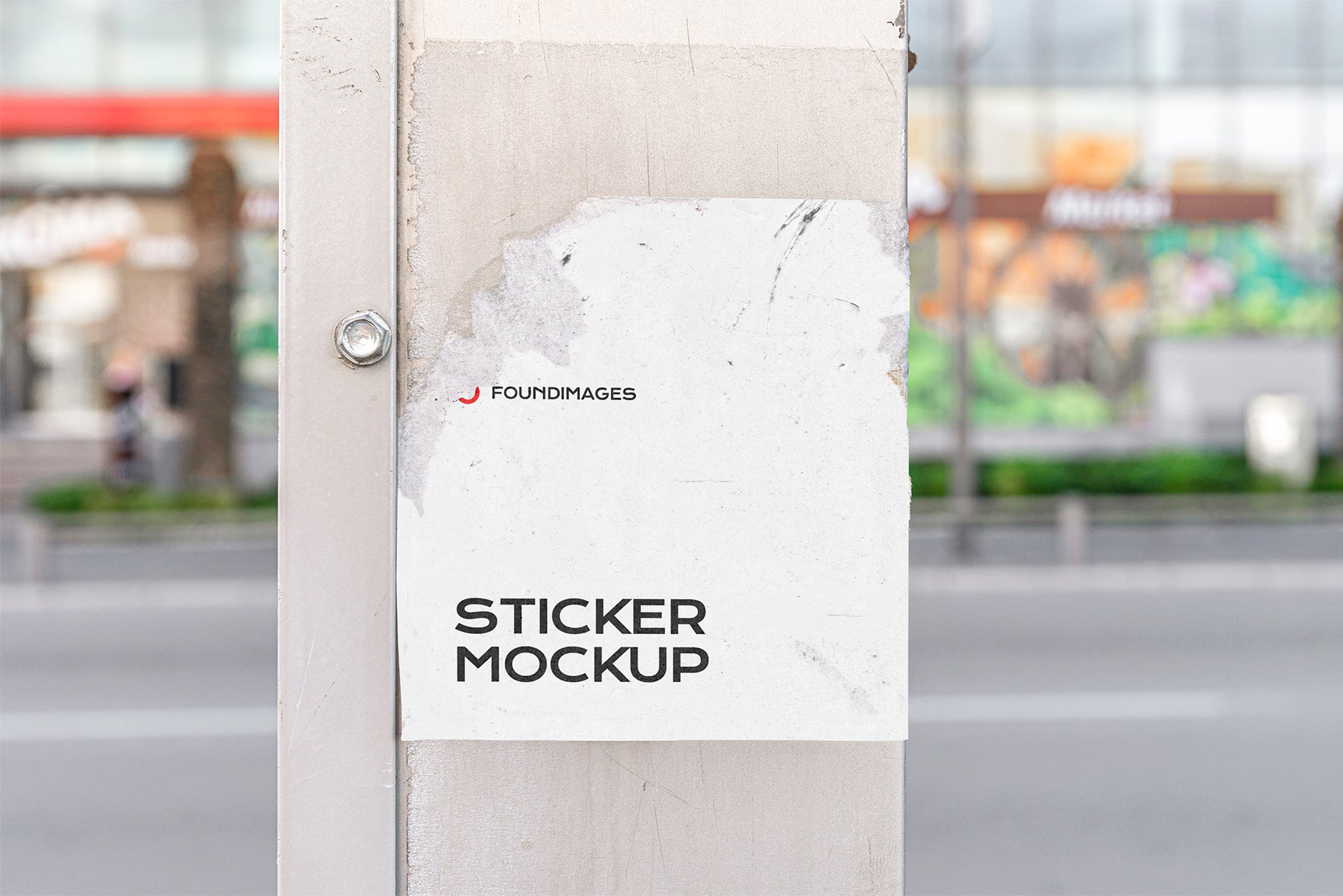 47款复古做旧褶皱撕纸效果不干胶标签贴纸PSD样机模板素材 47 Sticker Mockup Bundle Vol 2_img_2