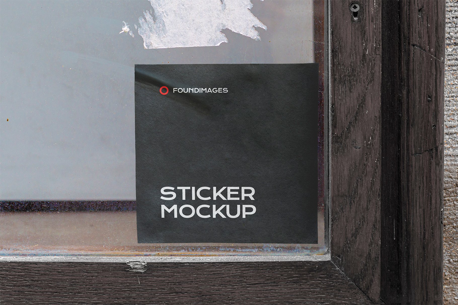 47款复古做旧褶皱撕纸效果不干胶标签贴纸PSD样机模板素材 47 Sticker Mockup Bundle Vol 2_img_2