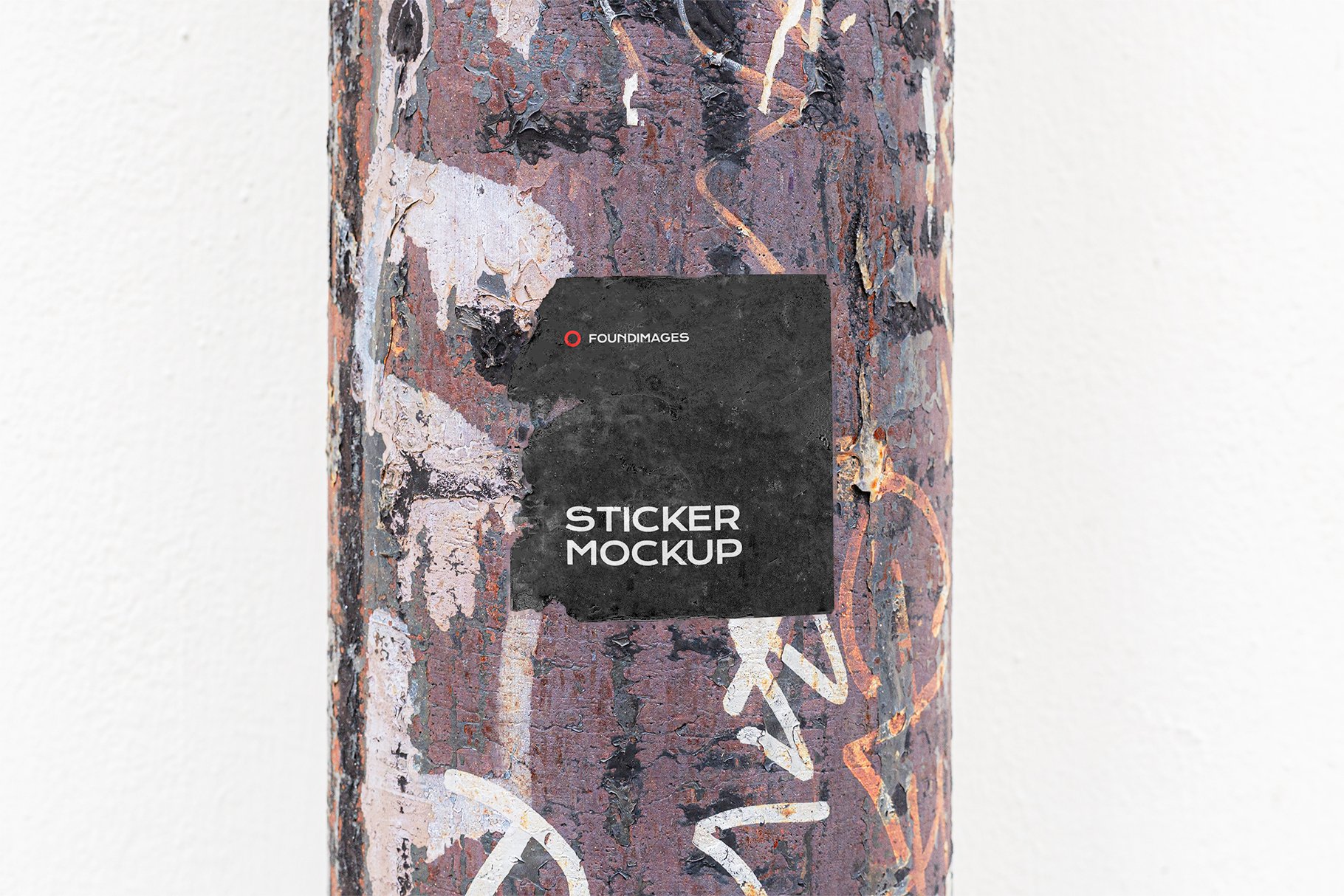 47款复古做旧褶皱撕纸效果不干胶标签贴纸PSD样机模板素材 47 Sticker Mockup Bundle Vol 2_img_2