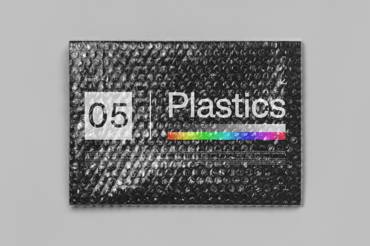 潮流破损褶皱透明塑料薄膜包装设计展示PS贴图样机素材 Plastics – Mockup Pack_img_2