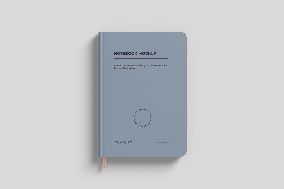 3款办公用品笔记本设计展示PS贴图样机模板 Notebook Mockup_img_2