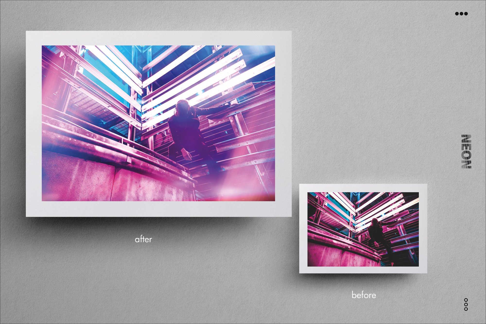 127款光学霓虹漏光发光光斑PS照片叠加层JPG图片设计素材 NEON - Real Neon Light Leaks & Glows_img_2