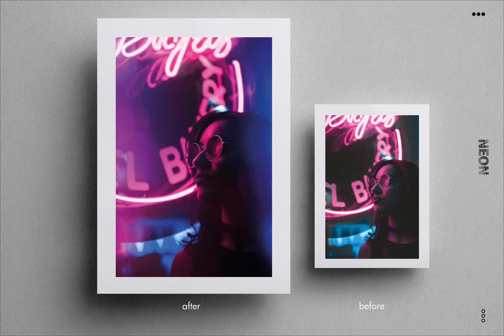 127款光学霓虹漏光发光光斑PS照片叠加层JPG图片设计素材 NEON - Real Neon Light Leaks & Glows_img_2