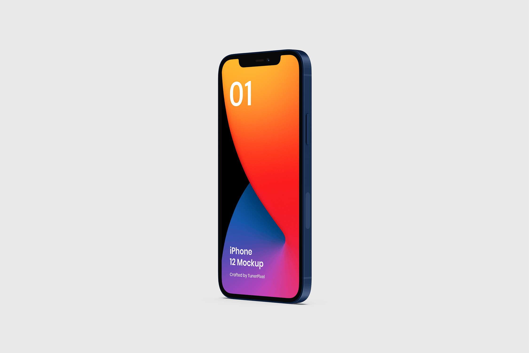 苹果iPhone 12应用程序APP界面设计手机屏幕演示样机 iPhone 12 Mockup_img_2