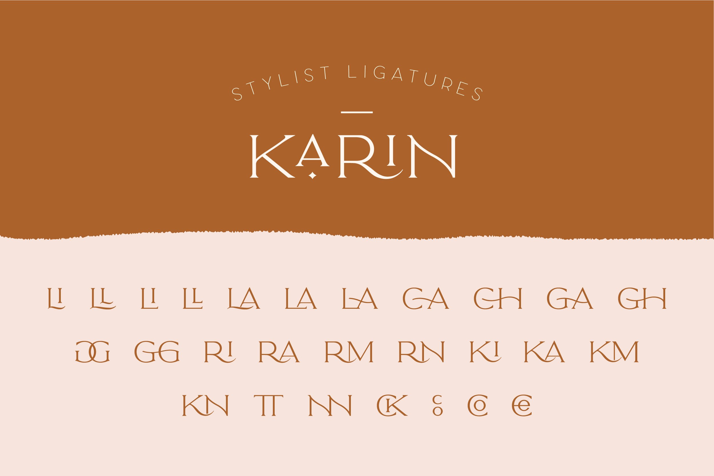 极简复古优雅海报标题品牌Logo文字设计衬线英文字体素材 Elegant Karin - Fashion Stylish Typeface_img_2