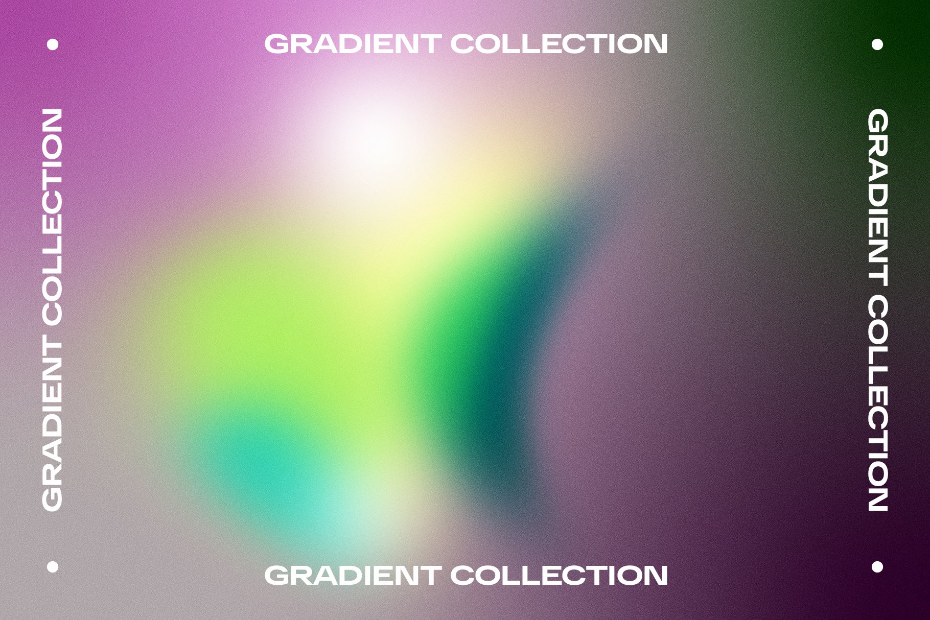 22款高清潮流全息渐变海报设计底纹背景图片素材 Gradient Collection_img_2