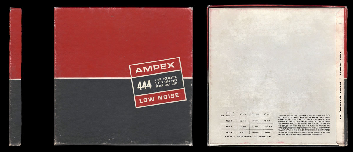 潮流复古Ampex电影胶片磁带盒设计展示贴图样机模板素材 VSSSART - Ampex 444 Mockup_img_2