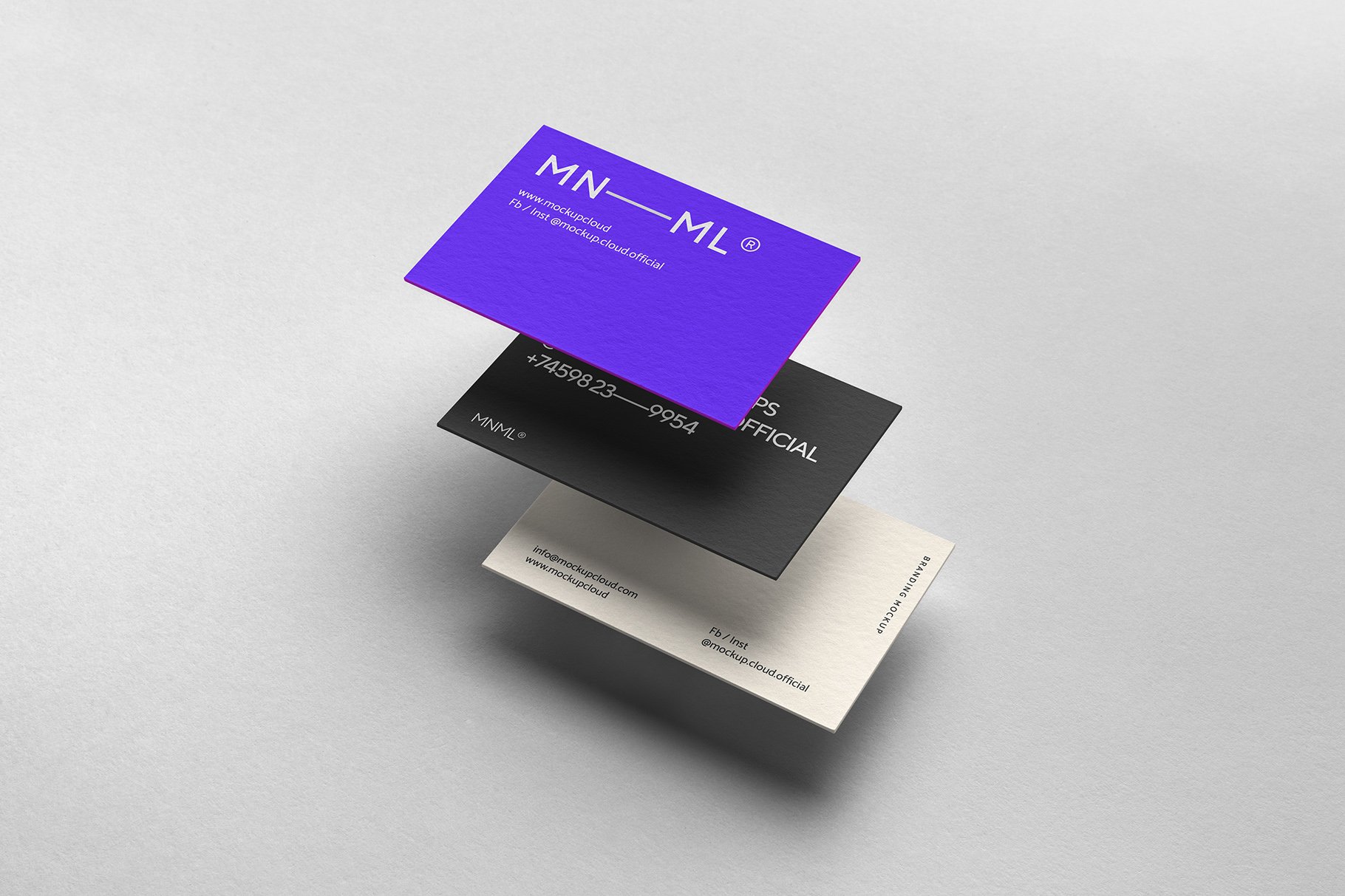 28款时尚品牌VI设计办公用品展示贴图样机模板 MNML - Branding Mockups_img_2