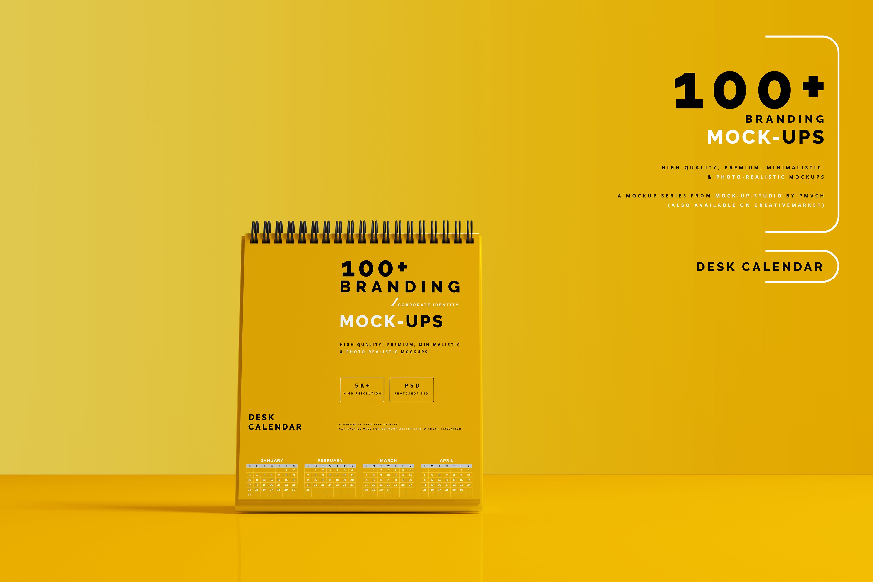 100多款全套品牌VI画册折页台历包装瓶设计展示贴图样机素材 100+ Branding Mockups_img_2