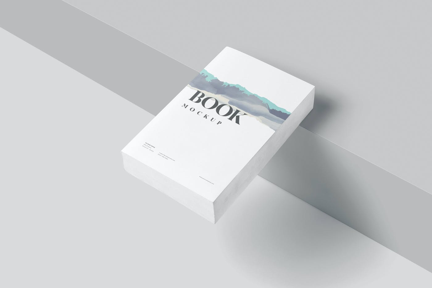 厚实书籍设计展示贴图样机模板 Thick Book Mockups_img_2