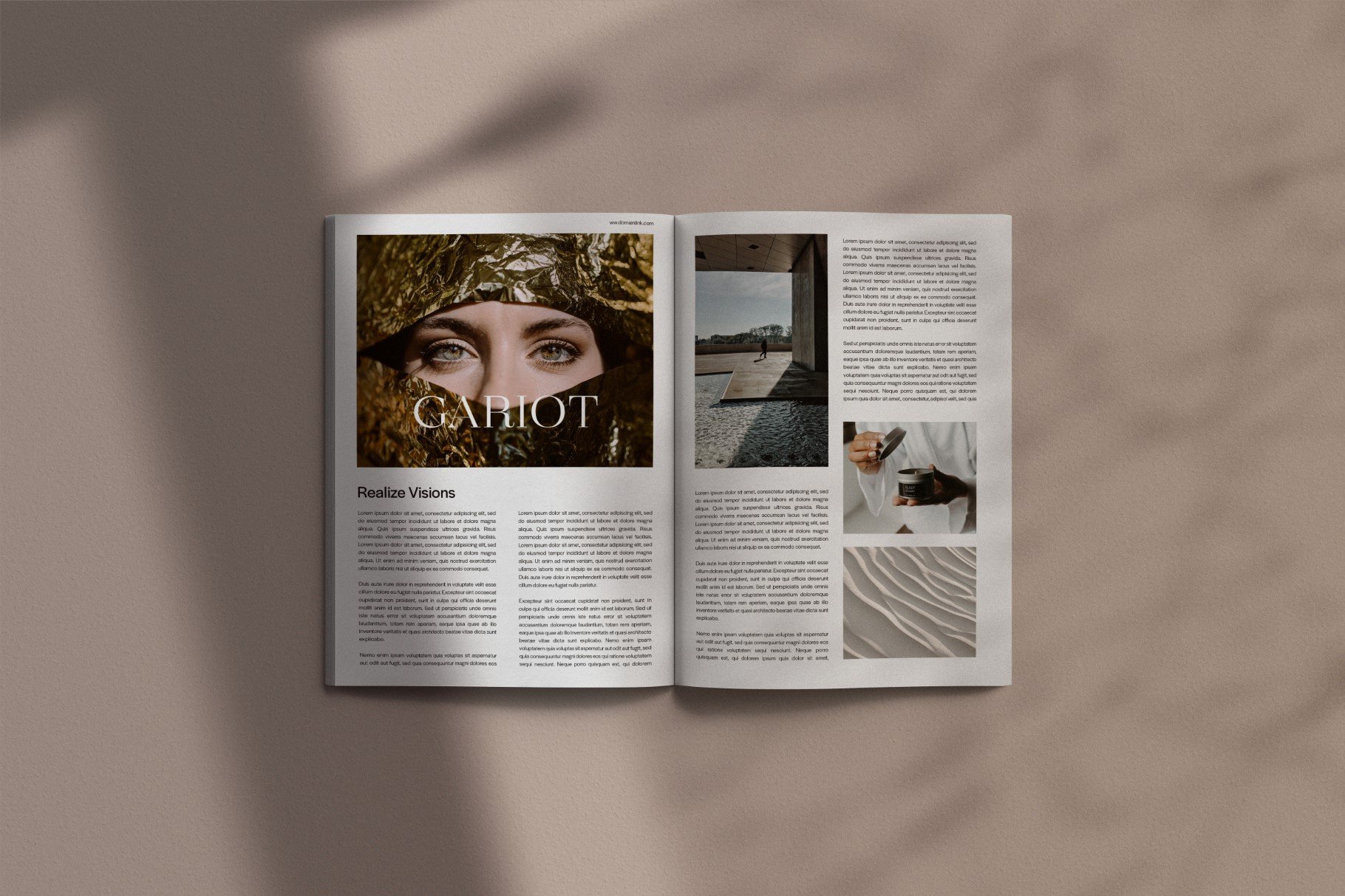 高品质杂志画册设计展示贴图样机模板素材 GARIOT Magazine Mockups_img_2