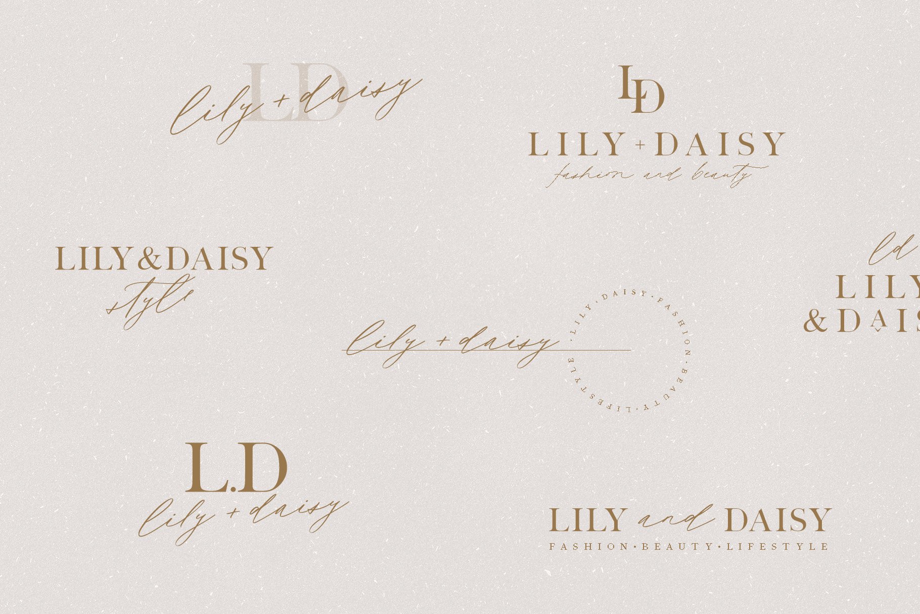 时尚优雅请柬海报标题Logo文字设计衬线英文字体素材 Modern Symphony Font Duo_img_2