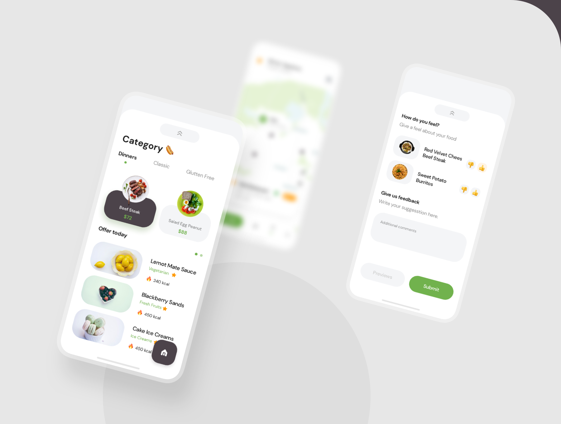 简洁餐厅食品外卖APP应用程序UI界面设计套件 Poris App UI Kit_img_2