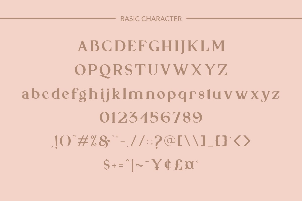 优雅奢华杂志海报标题文字设计衬线英文字体素材 Elegant Qaligo Serif Font_img_2