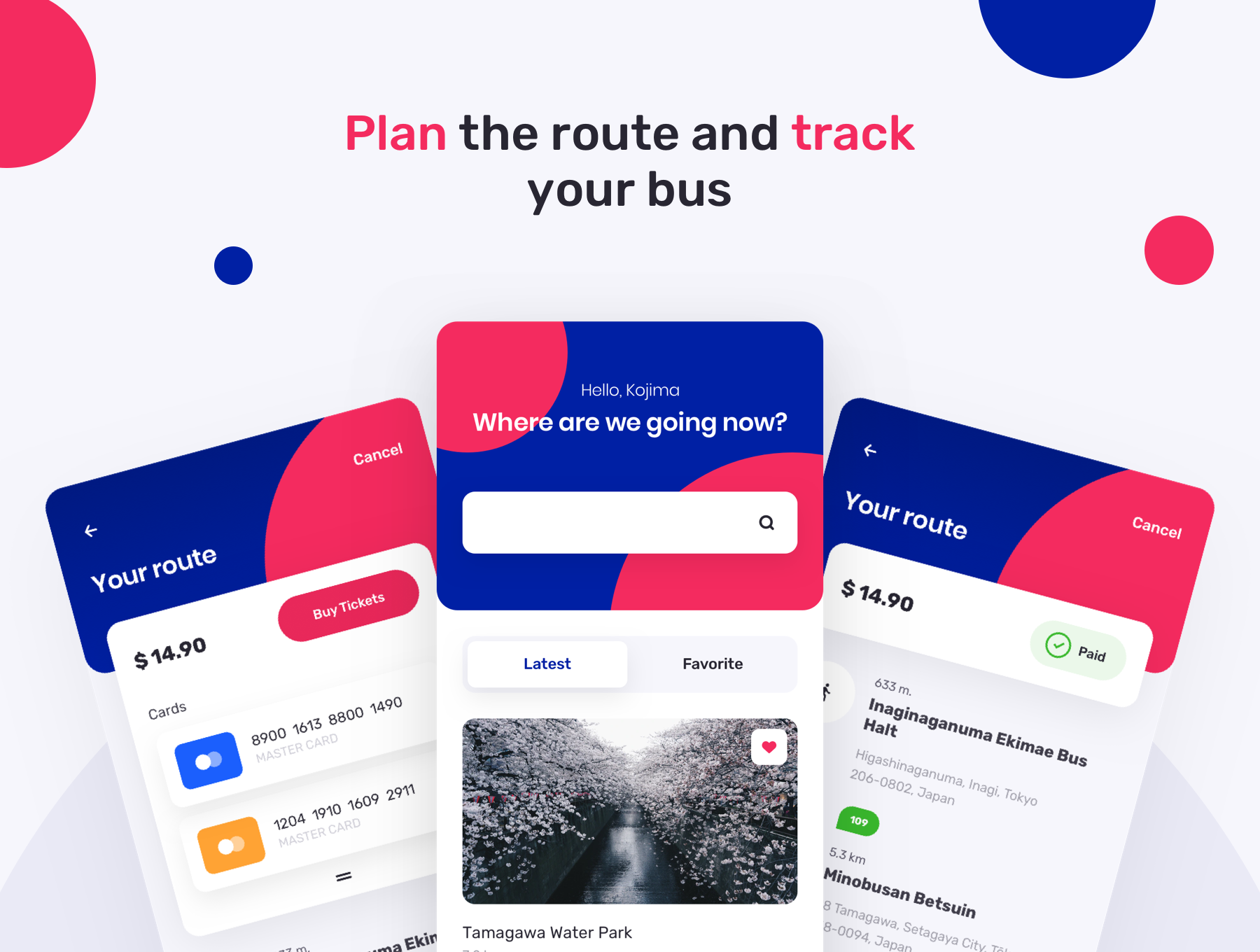 公共交通购票APP应用程序设计UI套件模板素材 TBusBuy - Public Transport App_img_2