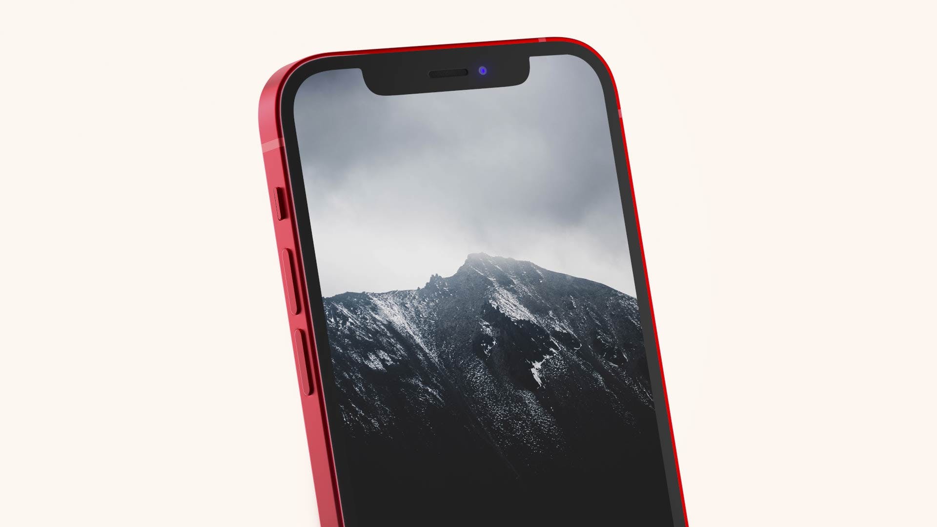 9款红色苹果手机iPhone屏幕演示样机模板 Red Iphone Mockups_img_2