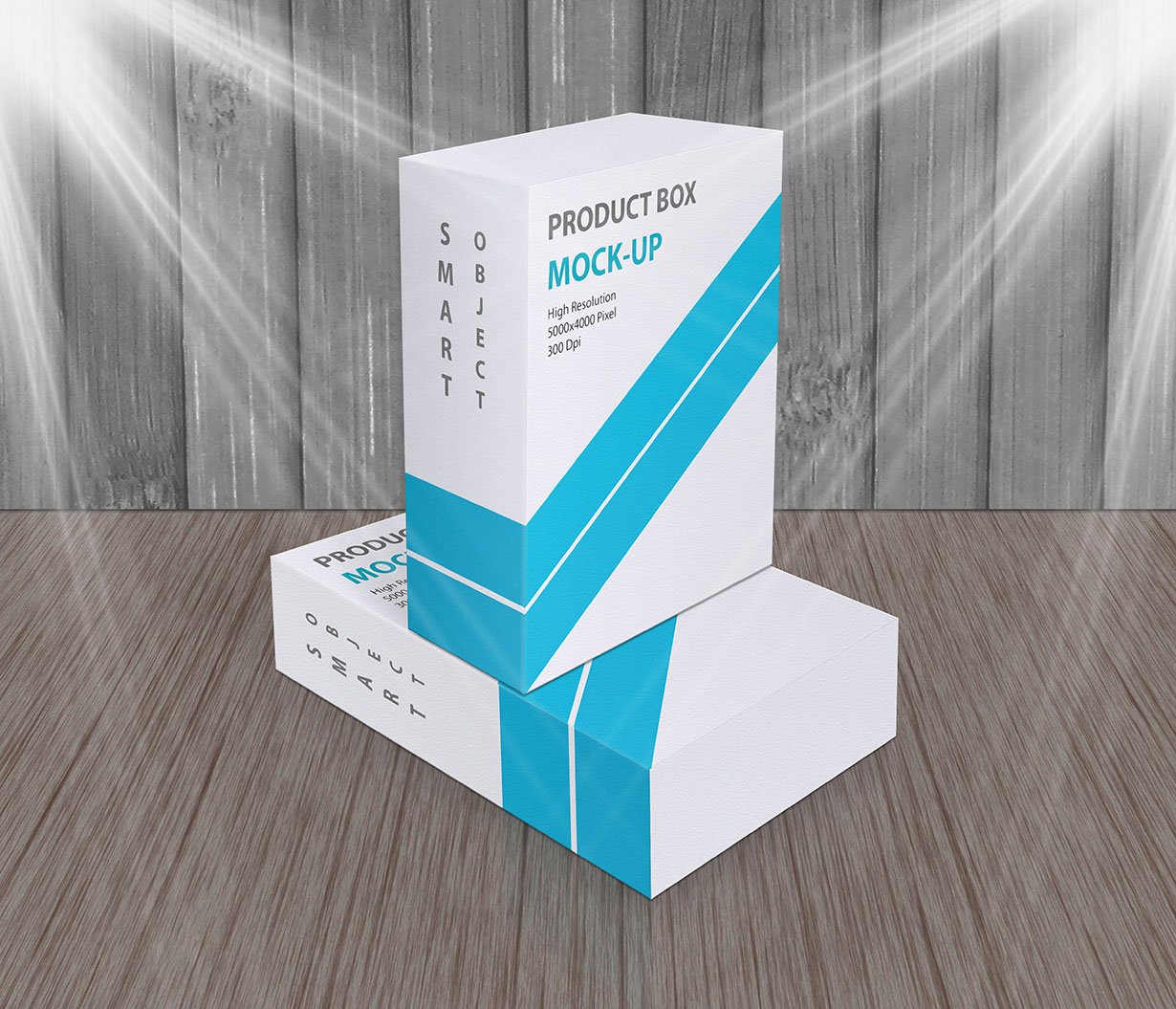 极简产品包装纸盒设计贴图样机模板 Product Box Mockup 07_img_2