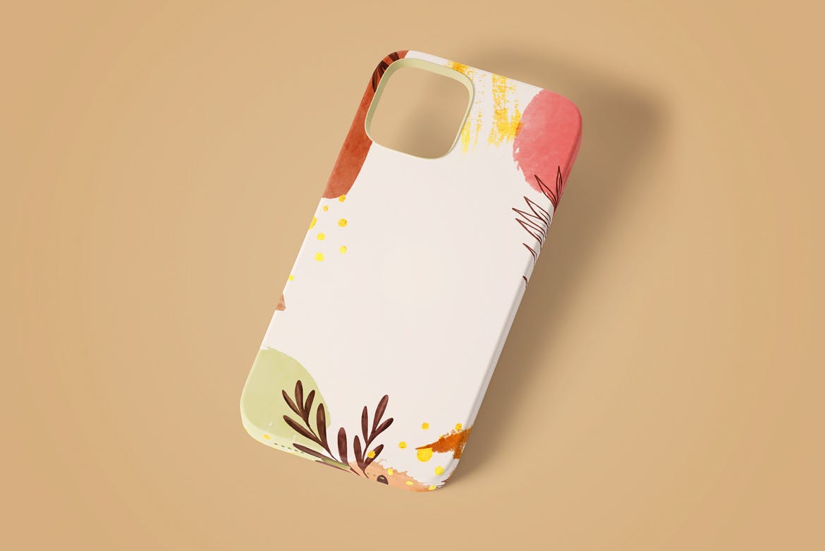 时尚苹果iPhone 12手机壳外观设计展示样机 iPhone 12 Case Mockup_img_2