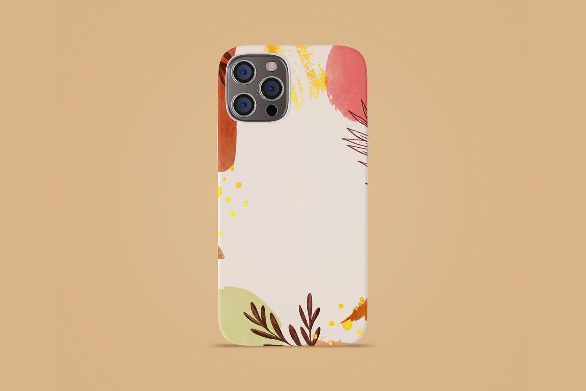 时尚苹果iPhone 12手机壳外观设计展示样机 iPhone 12 Case Mockup_img_2