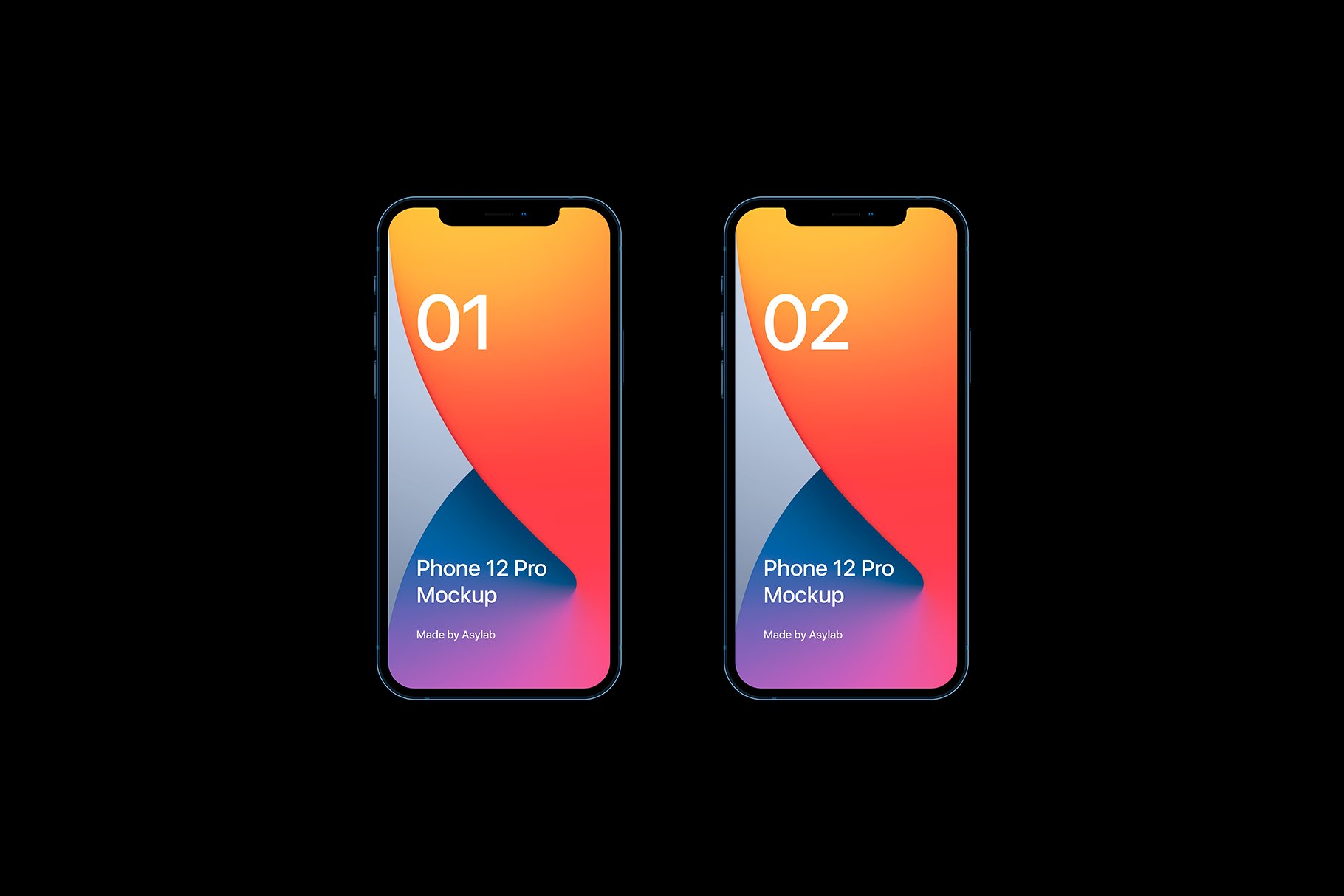 20款苹果iPhone 12 Pro智能手机APP界面设计贴图屏幕演示样机 Phone 12 Pro - 20 Mockups Scenes_img_2