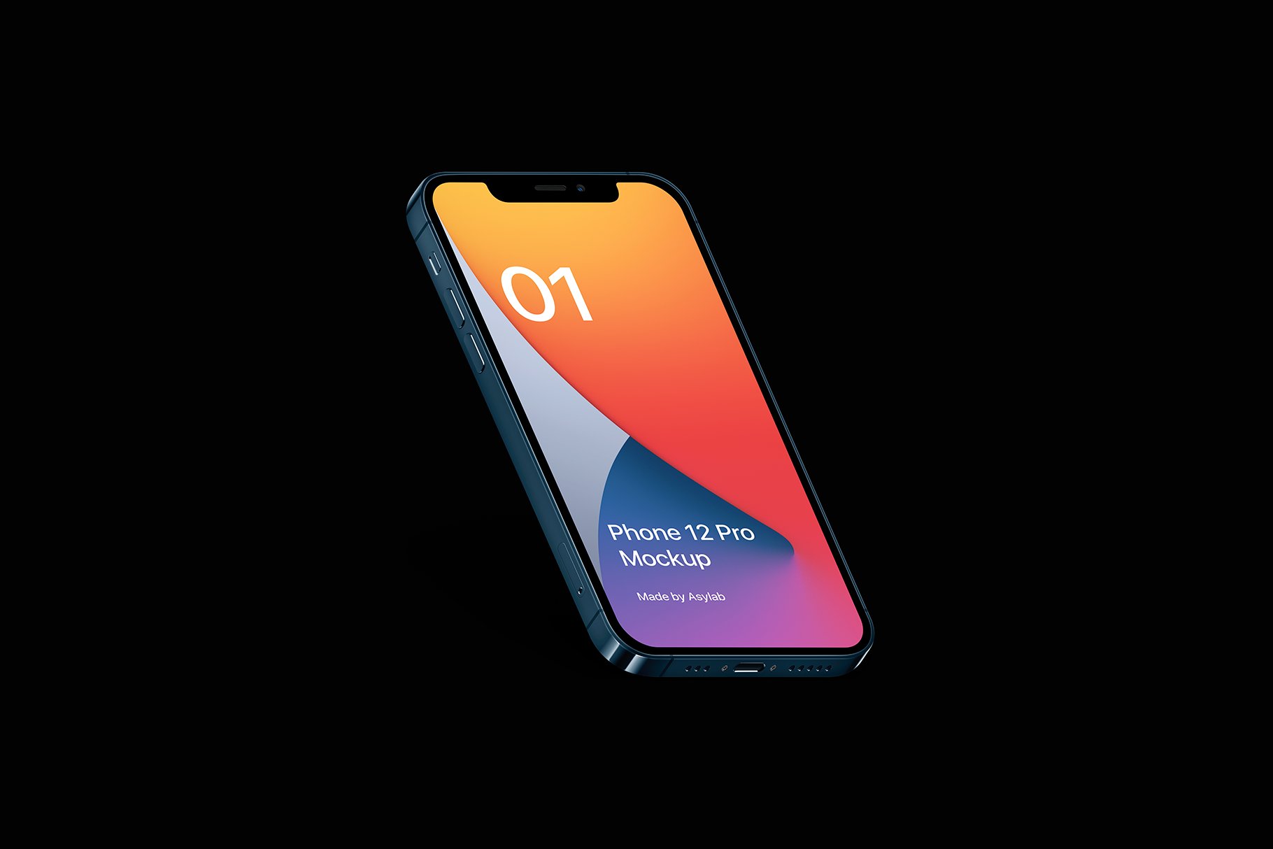 20款苹果iPhone 12 Pro智能手机APP界面设计贴图屏幕演示样机 Phone 12 Pro - 20 Mockups Scenes_img_2