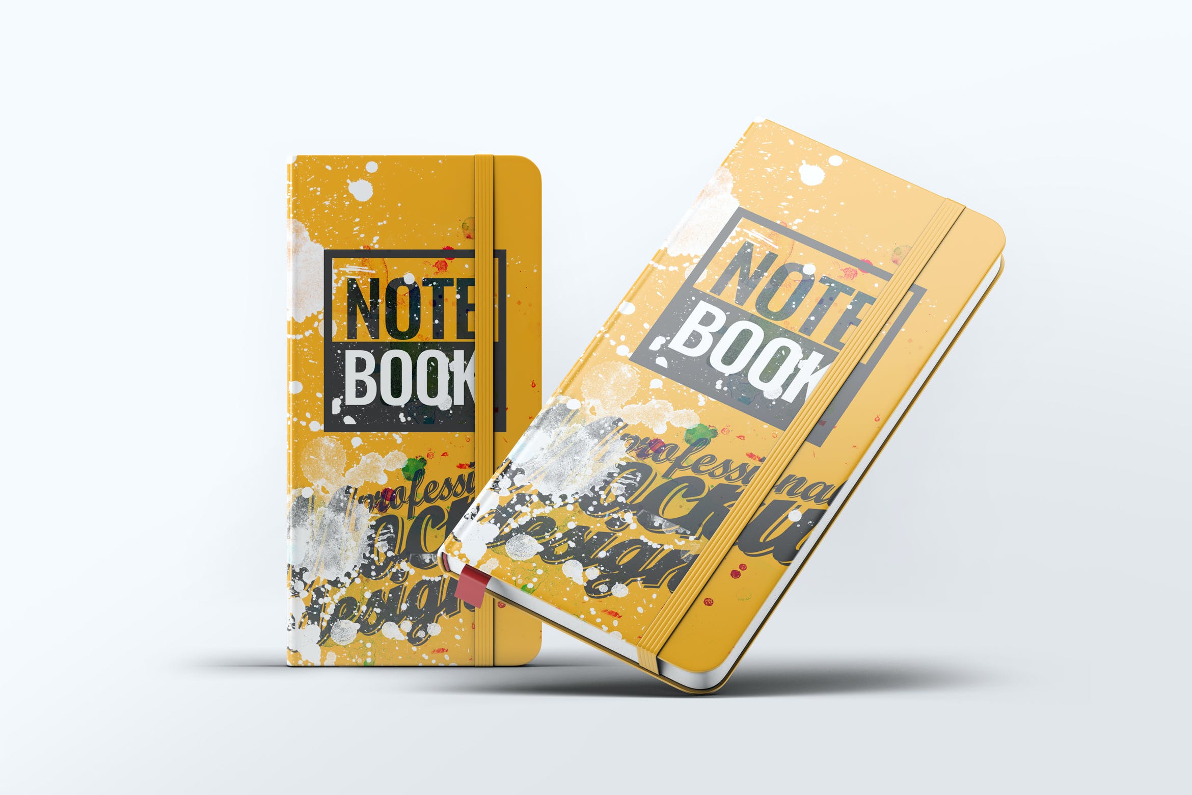 7款办公用品笔记本设计贴图样机 Notebook Mockup v.02_img_2