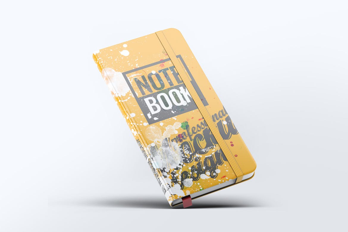 7款办公用品笔记本设计贴图样机 Notebook Mockup v.02_img_2