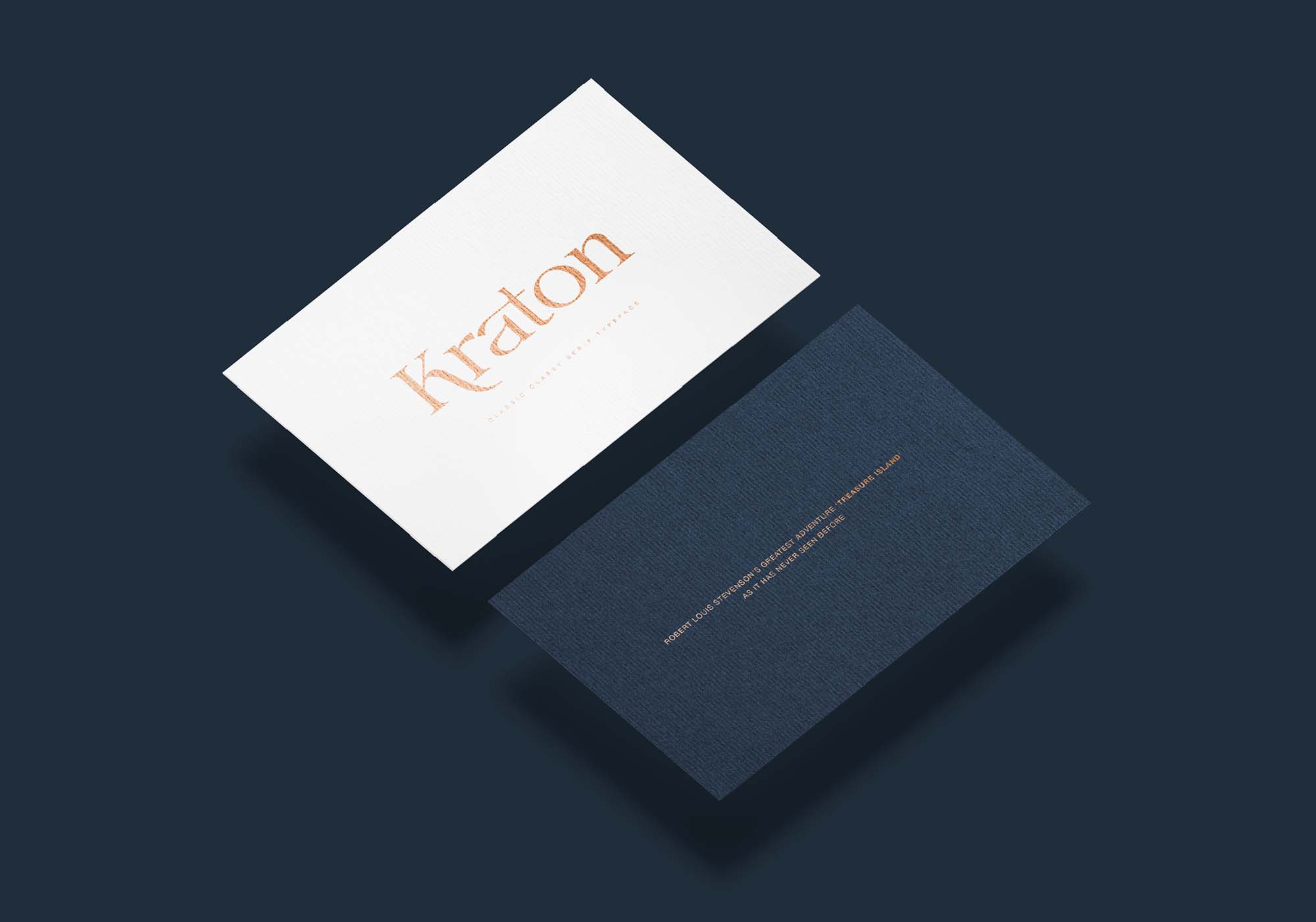 时尚优雅平面海报杂志标题Logo文字衬线英文字体素材 Kraton Classy Serif Font_img_2