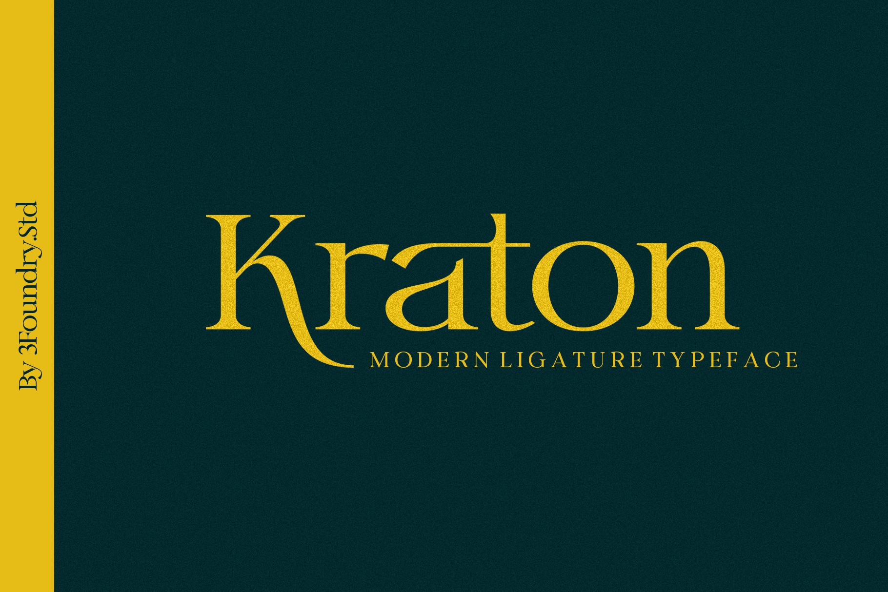时尚优雅平面海报杂志标题Logo文字衬线英文字体素材 Kraton Classy Serif Font_img_2