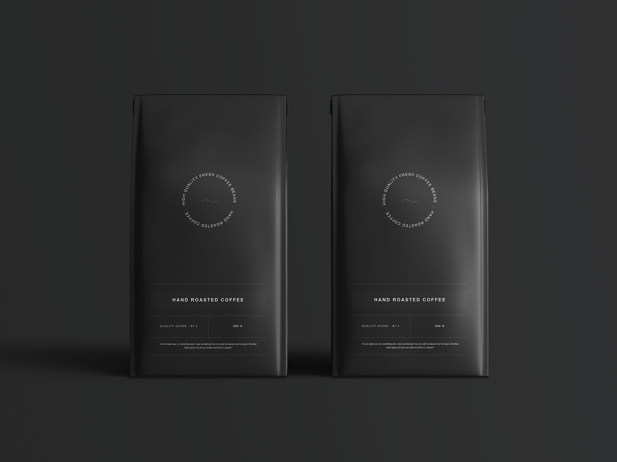 时尚咖啡产品密封包装袋设计展示PS智能贴图样机模板 Coffee Bag Mockup_img_2