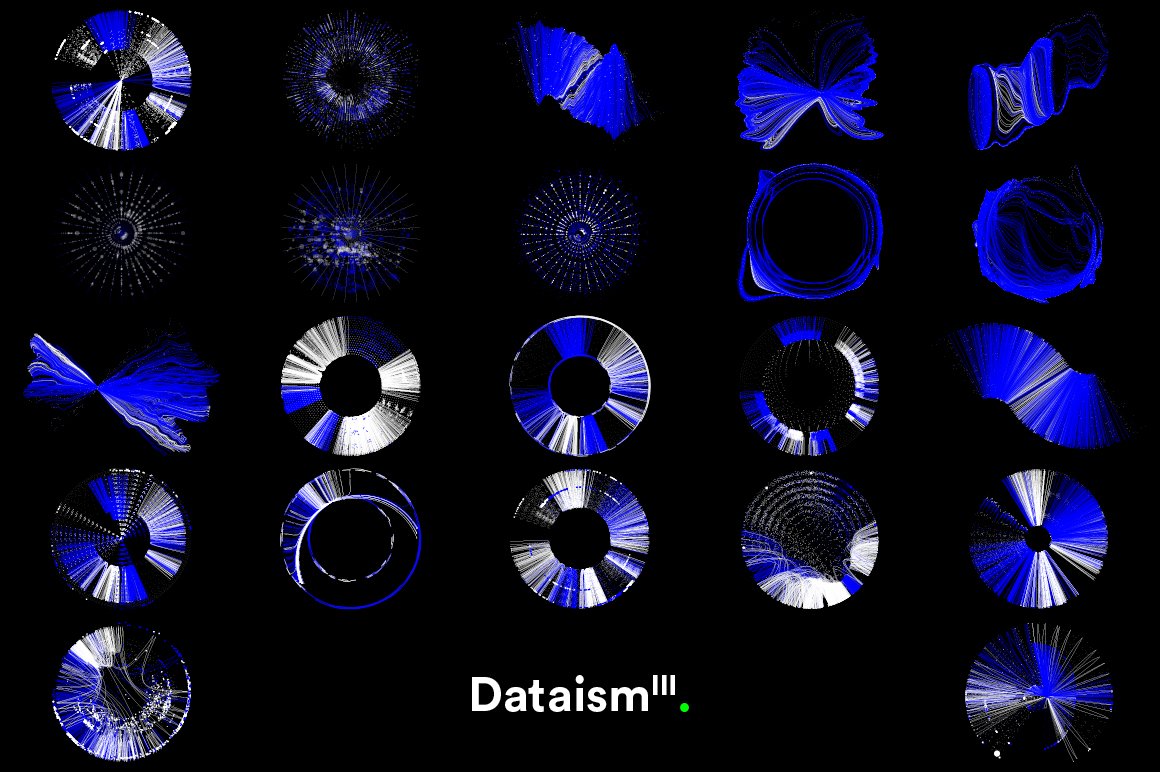 22款抽象未来科幻粒子波浪数据云科技背景AI矢量素材 Colorpong - Dataism III_img_2