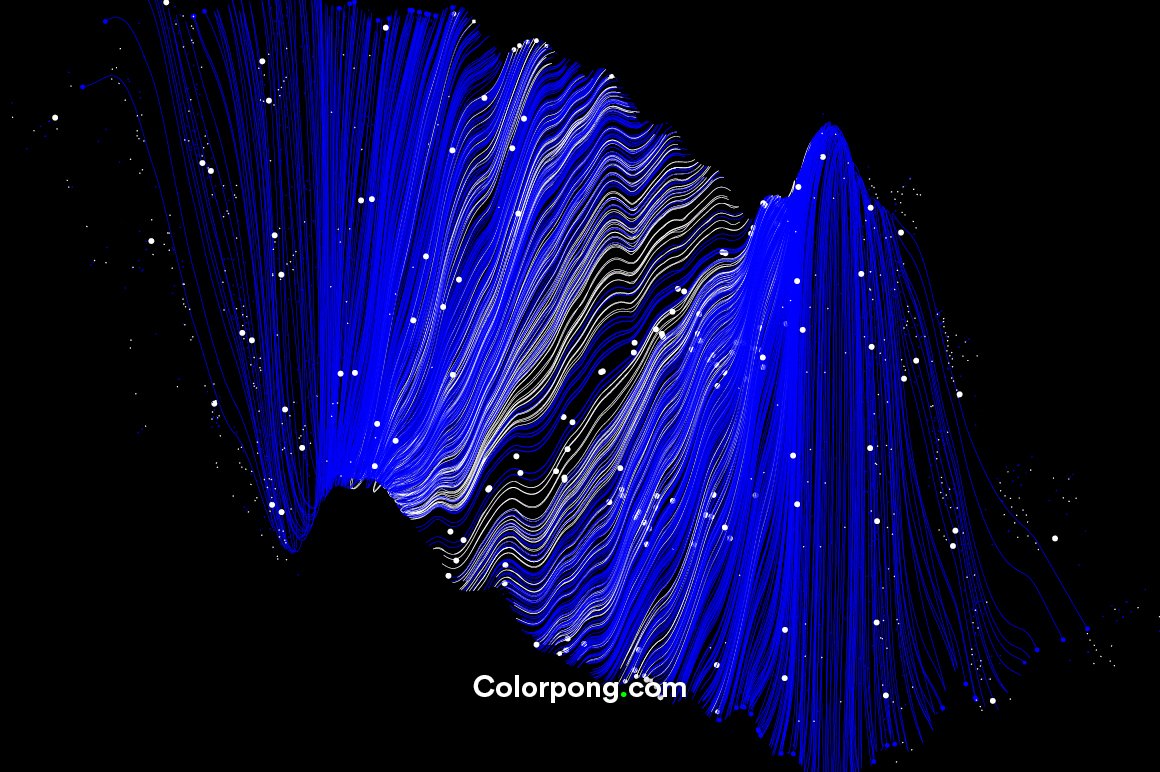 22款抽象未来科幻粒子波浪数据云科技背景AI矢量素材 Colorpong - Dataism III_img_2