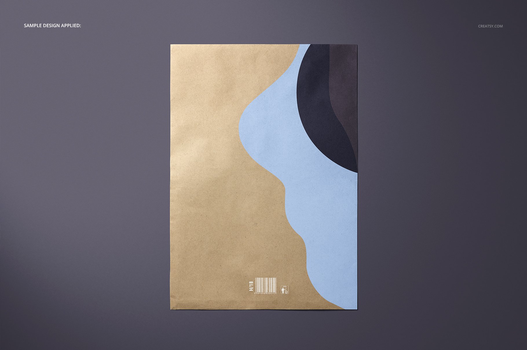 时尚牛皮纸信封设计展示贴图样机合集 Brown Paper Envelope Mockup Set_img_2