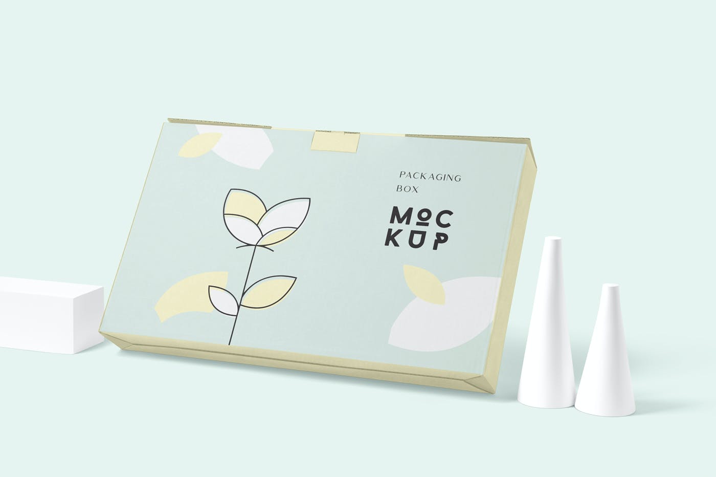6款矩形产品包装盒设计展示贴图样机模板 6 Rectangular Packaging Box Mockups_img_2