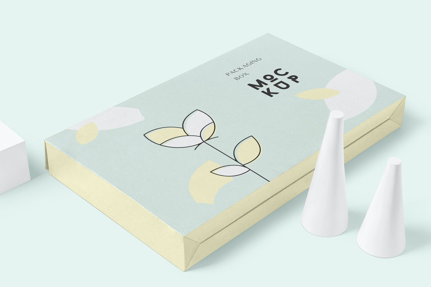6款矩形产品包装盒设计展示贴图样机模板 6 Rectangular Packaging Box Mockups_img_2