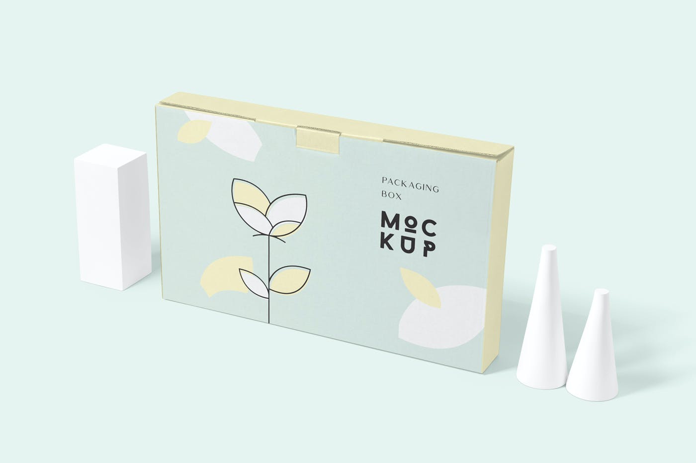 6款矩形产品包装盒设计展示贴图样机模板 6 Rectangular Packaging Box Mockups_img_2