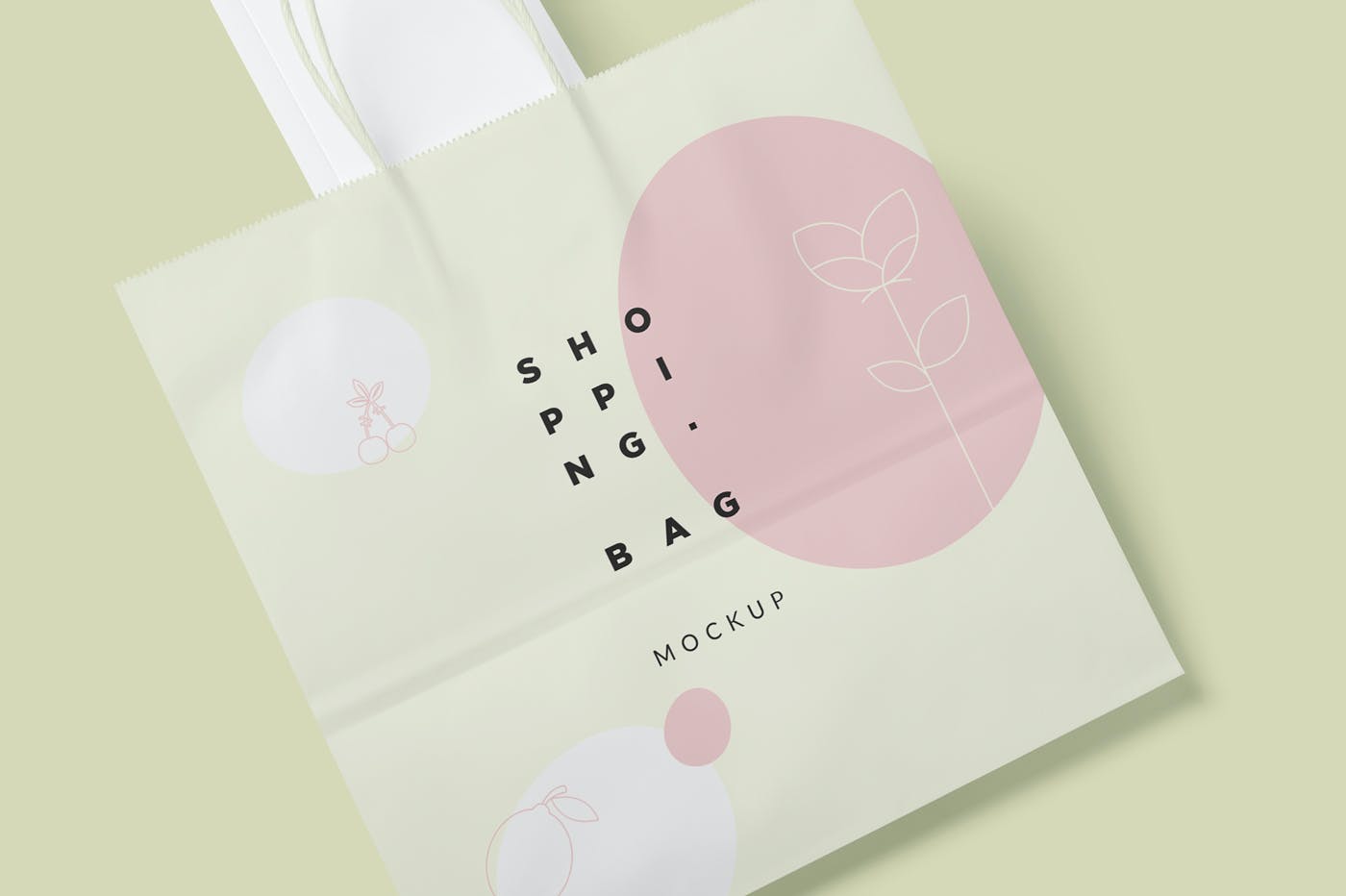 6款纸张商场购物手提袋设计展示样机 6 Paper Shopping Bag Mockups_img_2