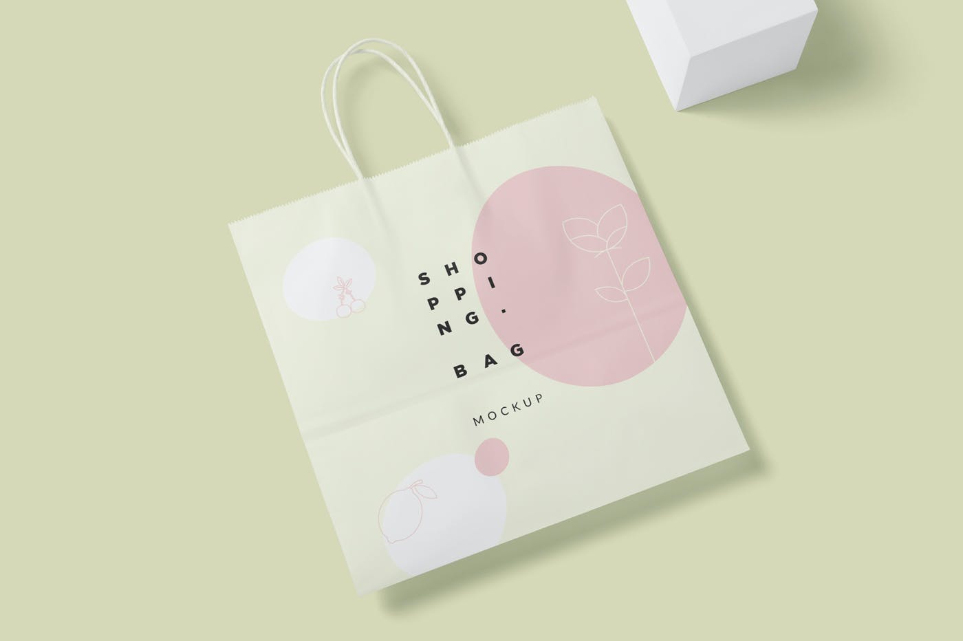 6款纸张商场购物手提袋设计展示样机 6 Paper Shopping Bag Mockups_img_2